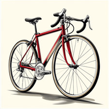 Autocollant mural autocollant vélo de route vélo autocollant mural 18 x 18 cm...