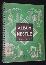 Ancien album NESTLE 1936-1937 image sport foot vélo voyage région conte 