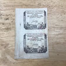 Planche De 2 Assignats De