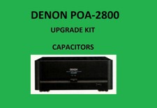 Amplificateur stéréo DENON POA-2800 KIT de réparation - tous les condensateurs