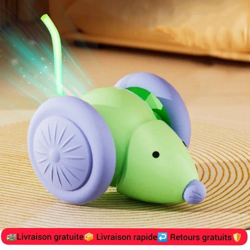 Jouet interactif chat souris