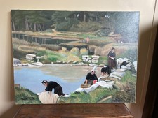 Tableau huile sur toile 1978