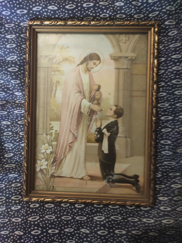 Ancien tableau icone dans - tableau, un