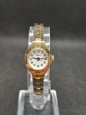 Ancienne Montre Mécanique Elégance Plaque Or Femme