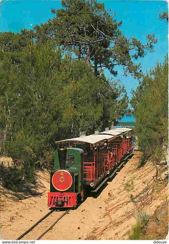 Carte postale trains ile - -,