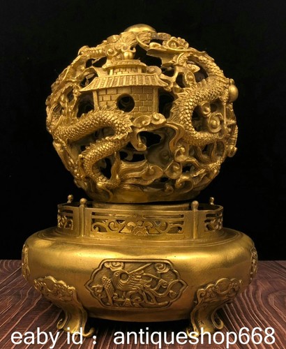 Ancien cuivre chinois feng - 6,