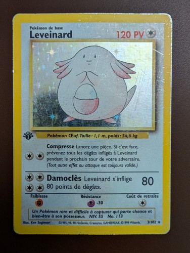 Carte pokemon leveinard - carte, 3/102