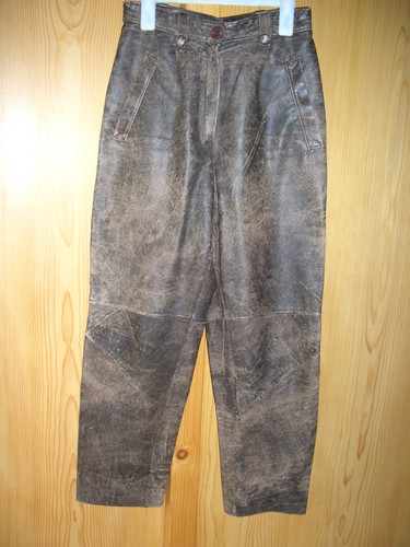 Pantalon cuir ancien - pantalon,