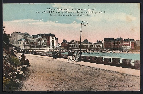 Cpa dinard vue gènèrale - vue,