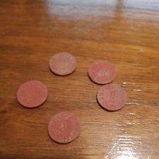 Red Point Ration Tokens WWII