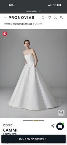 Wedding dress size strapless - dress,