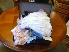 Valise ancienne en carton. Un