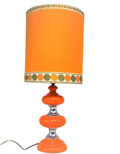 Lampe vintage pied bois - vintage,
