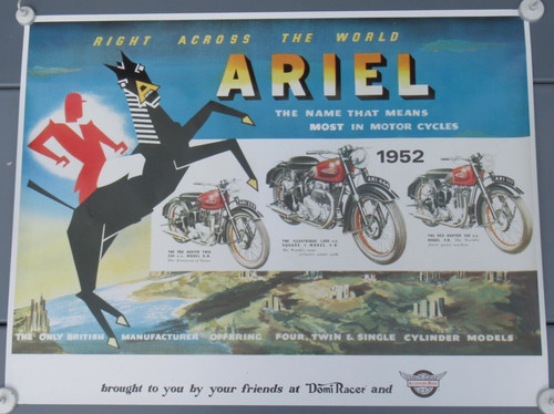 Ariel 1952 poster domi - domi, racer
