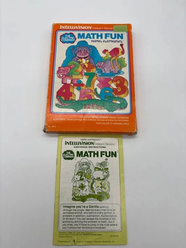 Jeu intellivision math fun - jeu,