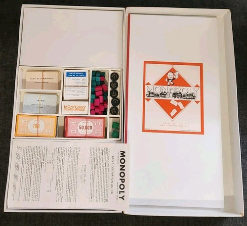 Monopoly ancien 1961 miro - monopoly,