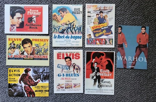 Elvis presley lot cartes - lot, 8