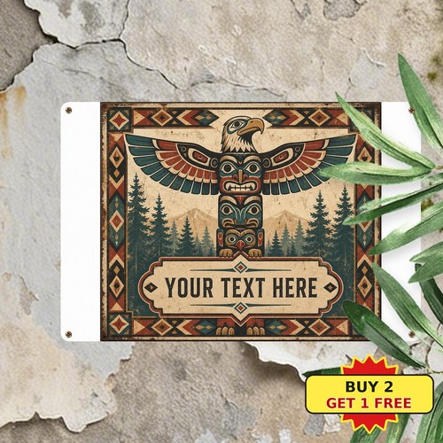Eagle totem pole - eagle,