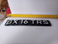 INSIGNE LOGO CITROËN BX 16 TRS MÉTALLIQUE 17cm