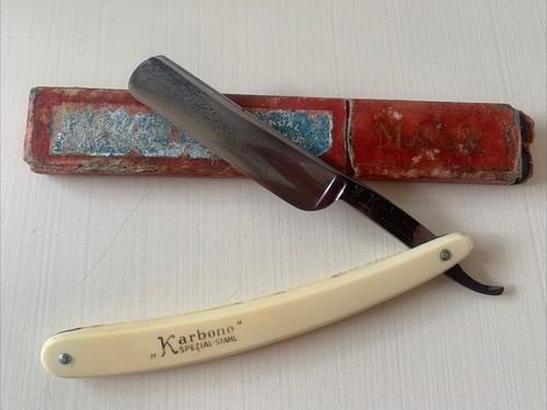 Ancien rasoir droit barbier - rasoir,