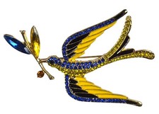 2.2 " Ukrainien Strass Émail