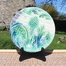 Ancienne assiette barbotine - ,