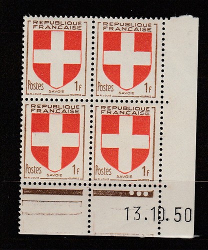 Timbre france bloc coin - bloc, de