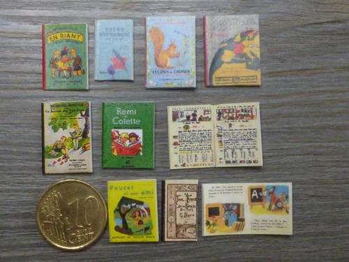 Lot livres miniatures - de, 10