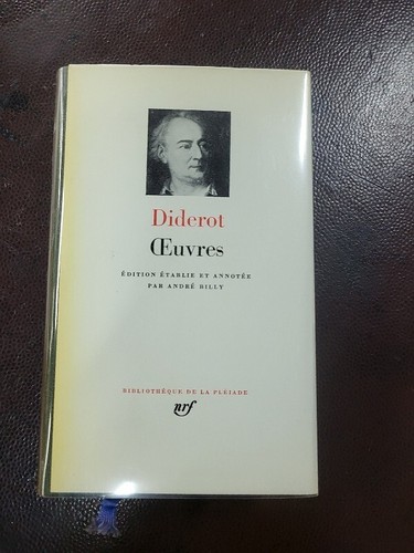 Livre pleiade diderot oeuvres - pleiade,