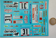 decals decalcomanie R5 TURBO