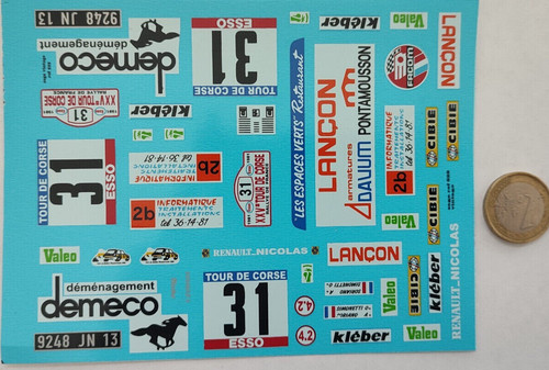 Decals decalcomanie turbo - decalcomanie, r5