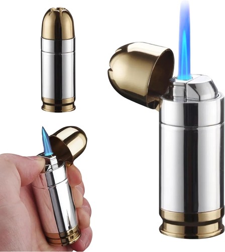 Bullet shaped torch lighter - bullet-shaped,