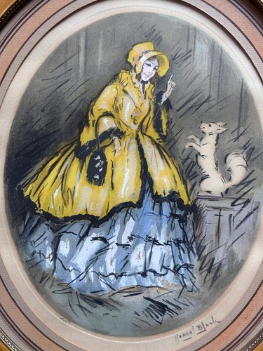 Litho art déco marcel bloch - art,