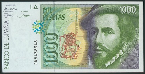 1000 pesetas octobre 1992 - 12,