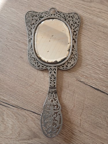 Ancien miroir face main - miroir,