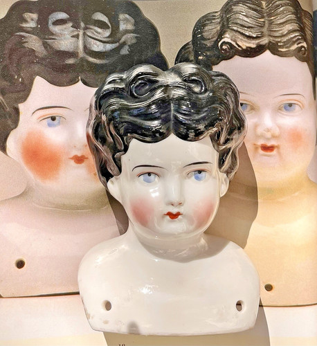 Poupée ancienne tête buste - ancienne,,