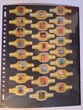 TINTIN SERIE COMPLETE .BAGUES DE CIGARE JAUNE .ROYAL FLUSH .HERGE