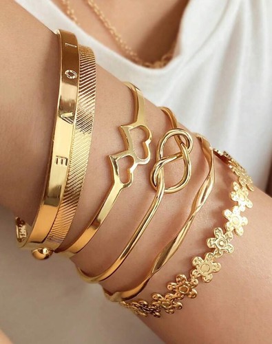 Bracelet femme jonc coeur - femme,