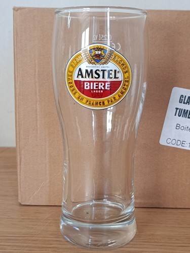 Lot verres amstel - 12,