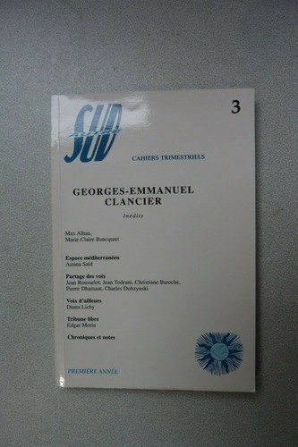 Georges emmanuel clancier - georges,