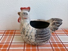 joli cache pot forme poule deco Cuisine Figurine Pot Deco Rétro Campagne