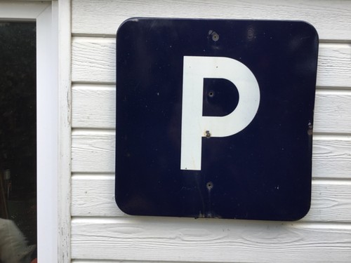 Panneau parking p - p, « 