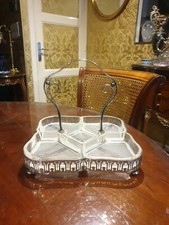 Argenterie Serviteur Aperitif Métal Argenté Poinconné Jb Louis XVI