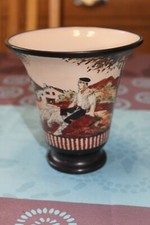 Beau vase tulipe en FAIENCE DE CIBOURE