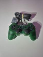 🎮 Manette Officielle SONY PLAYSTATION 1 & 2 VERTE (ETAT EXCEPTIONNEL)