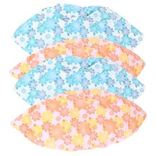  6 paires de couvre-chaussures en tissu non tissé imprimé lavable épaissi