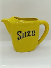 Pichet publicitaire ancien jaune SUZE Collection Bistro Pub Vintage Déco