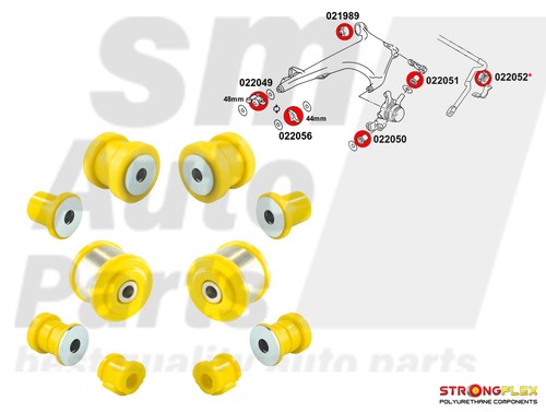 Kit silent bloc suspension - kit,