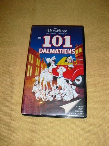Les 101 dalmatiens - dalmatiens, vhs