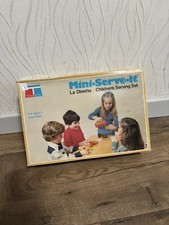 Dînette tupperware Vintage 70s  "Mini-Serve-it"